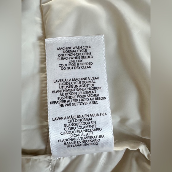 Bench Urbanwear Repreve Woman’s Long Puffer Coat – Ivory/Cream – XS – NWT - Picture 10 of 13